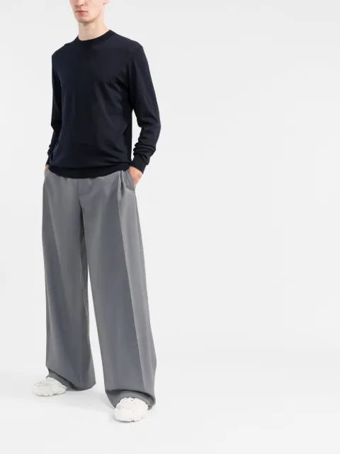 Golden Goose logo-patch wool jumper