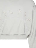 EARTHLING VIP text hooded sweatshirt
