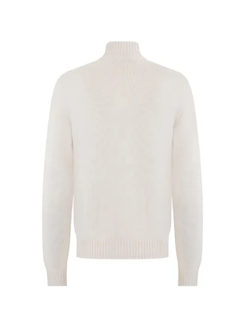 slowear button-up high-neck cardigan
