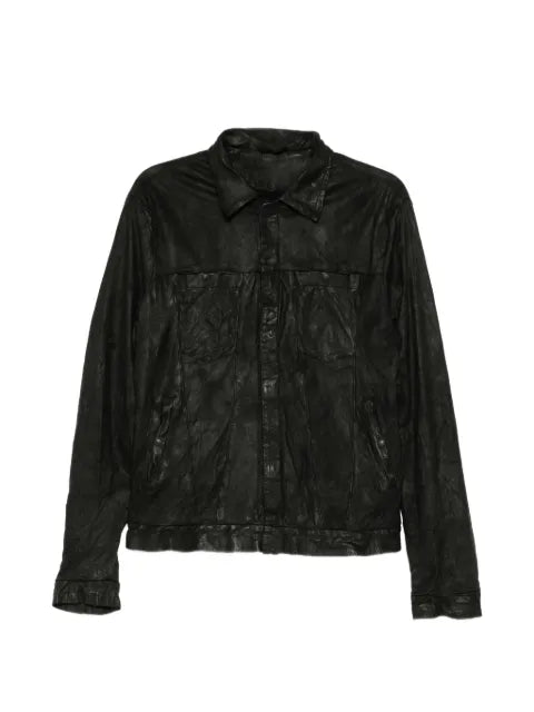 Giorgio Brato crinkled leather jacket