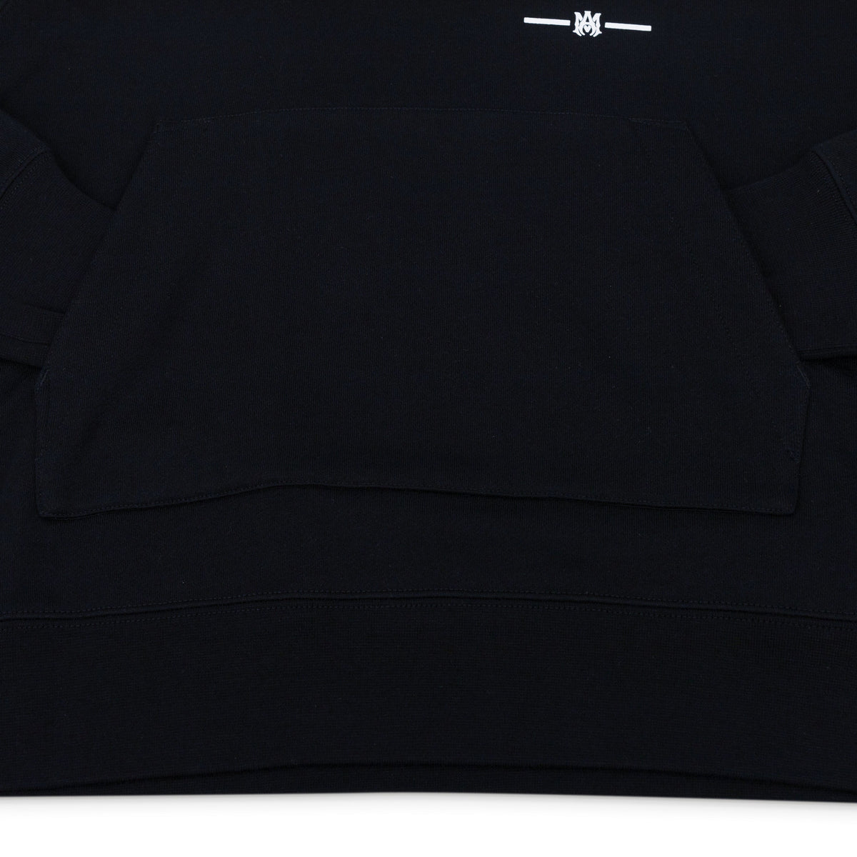Black Micro MA Bar Hoodie